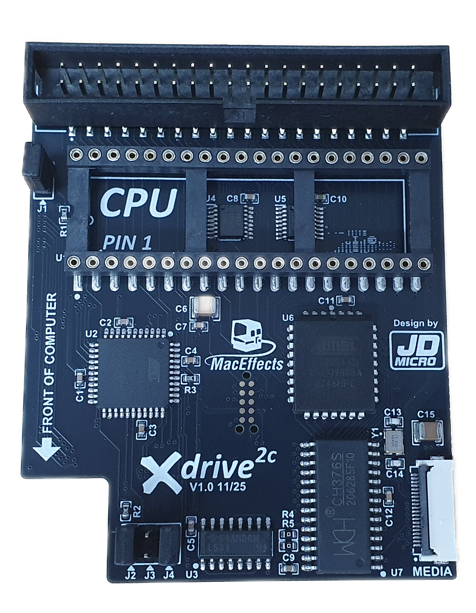 Xdrive2c Mass Storage Solution for the Apple IIc & Accessories