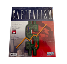 Load image into Gallery viewer, New Capitalism Business Strategy Simulator Game for Macintosh CD-ROM (Big Box)