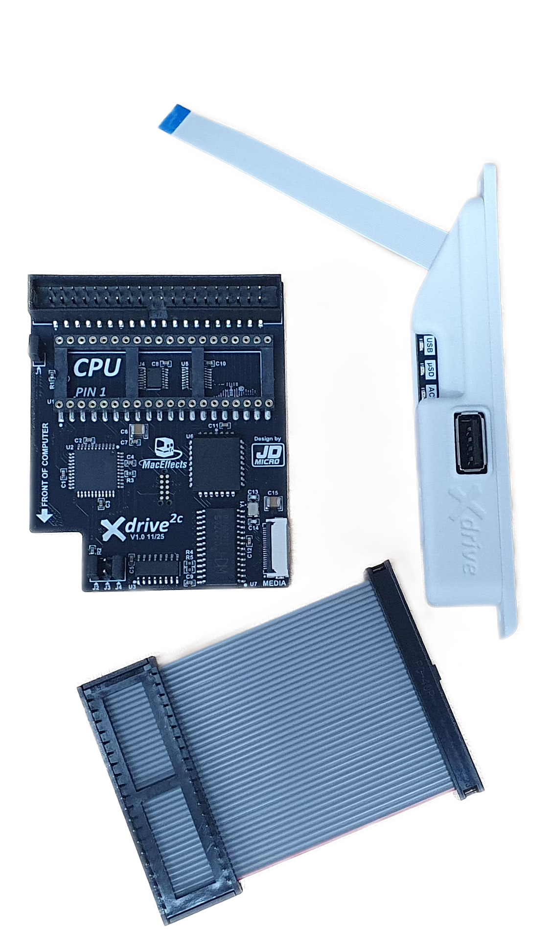 Xdrive2c Mass Storage Solution for the Apple IIc & Accessories