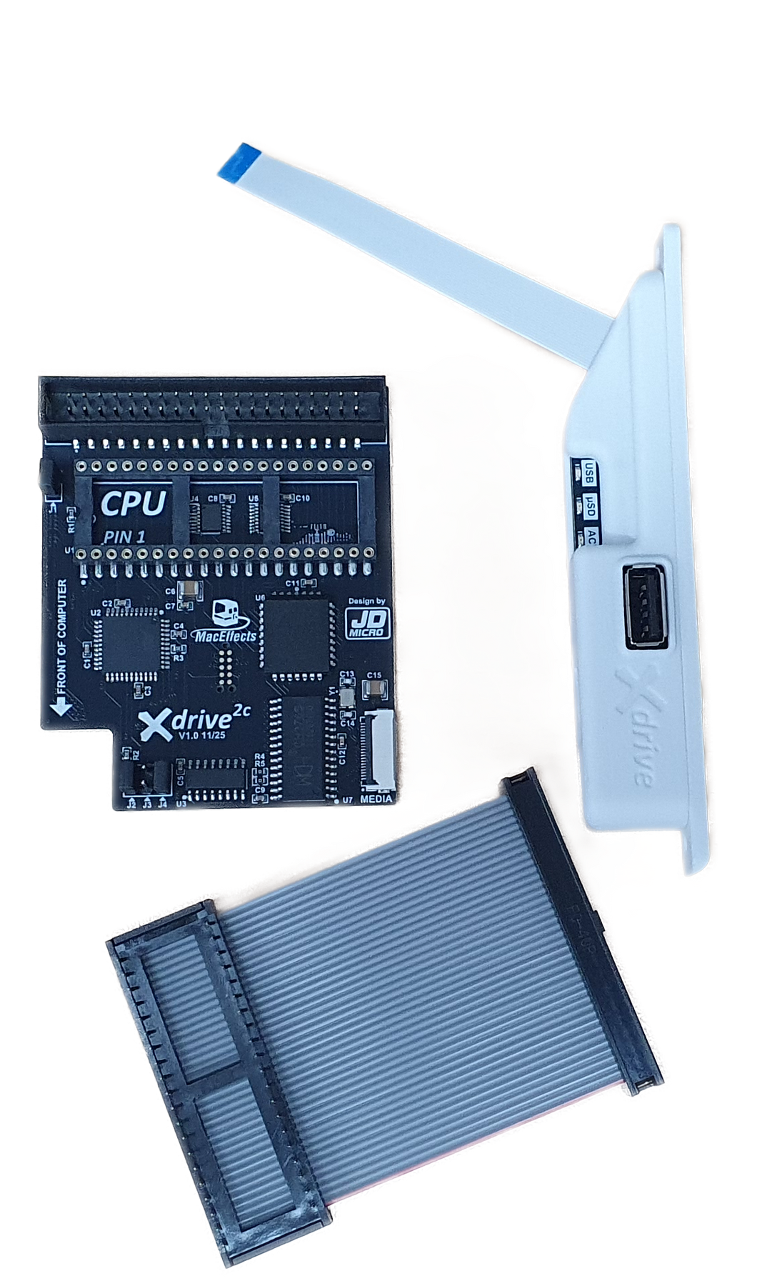 Xdrive2c Mass Storage Solution for the Apple IIc & Accessories