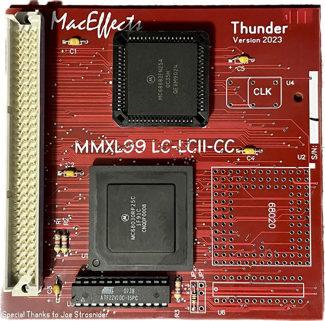 MacEffects Thunder PDS 32Mhz Accelerator for Apple Macintosh Color Classic and LC II