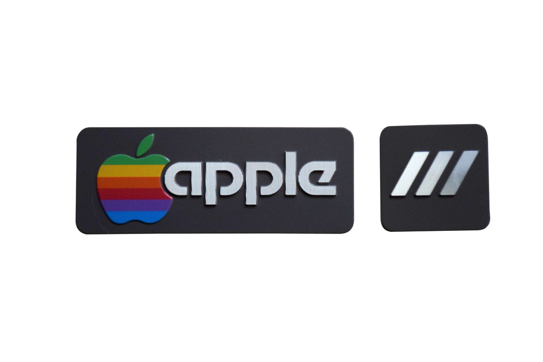 Refurbished Apple III Badge Pair