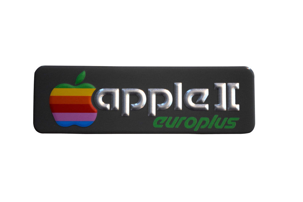 Refurbished Apple II Europlus Badge