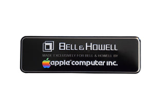 Refurbished Apple II Bell & Howell Badge